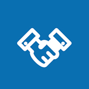 Icon of holding hands