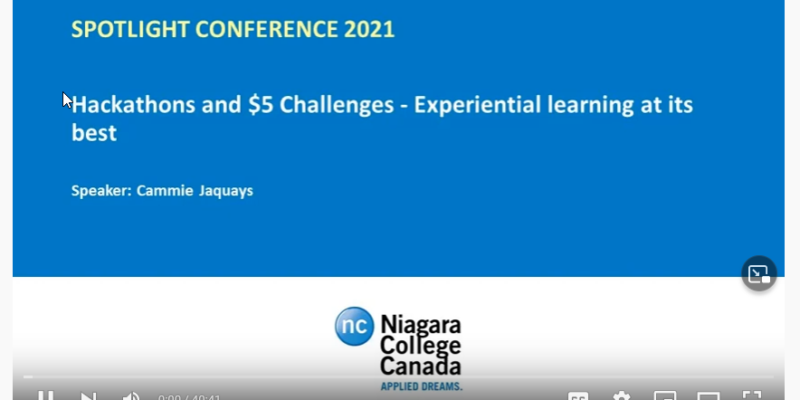Thumbnail preview of the Hackathons and $5 Challenges – Experiential learning at its best video