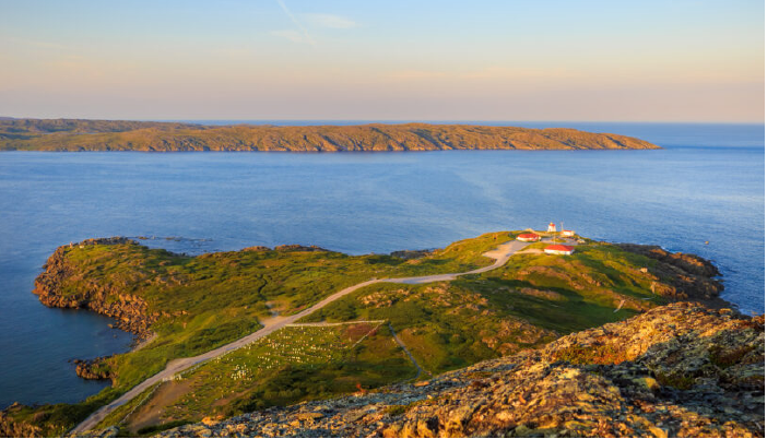 Lighthouse Overlooking Ocean