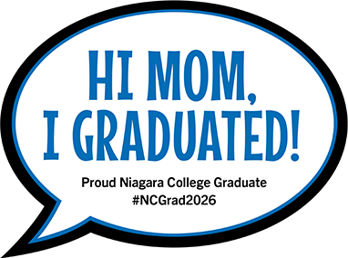 Convocation - Hi Mom Speech Bubble