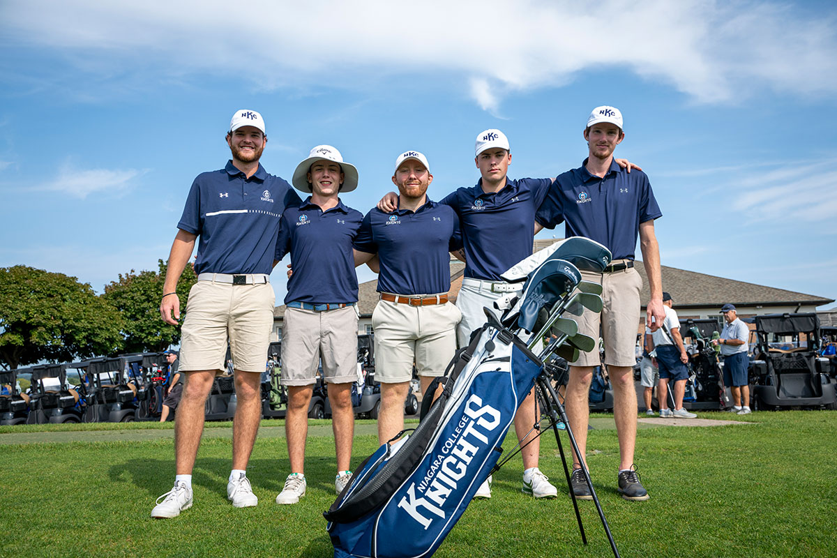 The winning team of the 2024 Golf Classic