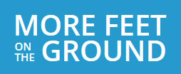 The More Feet on the Ground logo