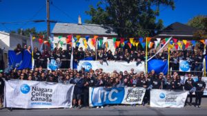 Danish students were among a large group from NC who participated in the Meridian Grande Parade as part of the Niagara Wine Festival on September 24.
