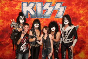 Miranda and Eric are pictured with members of KISS during the summer of 2012. They had an opportunity to meet the band while Miranda was an ambassador for SickKids.
