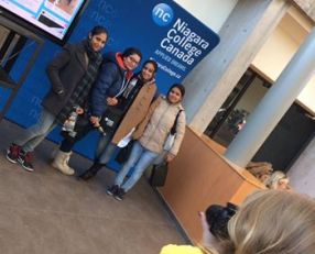 New students get a picture perfect start to college life at winter orientation.