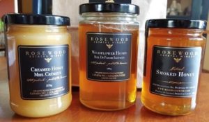 Rosewood Estates honey products.