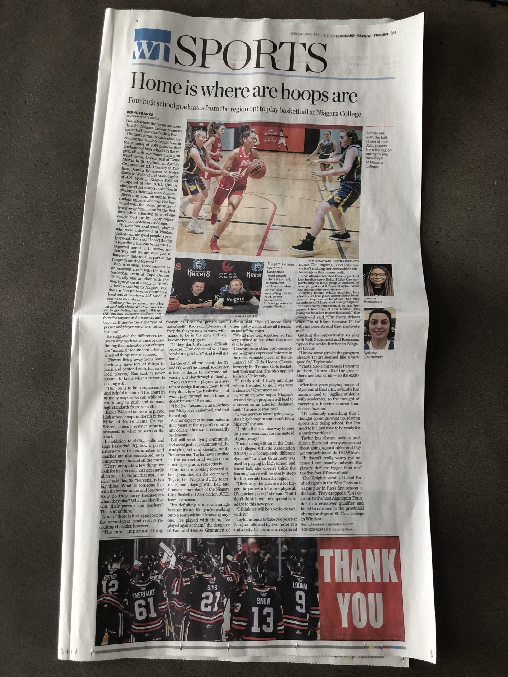 Niagara Dailies: NC women's basketball coach Chris Rao recruits four ...