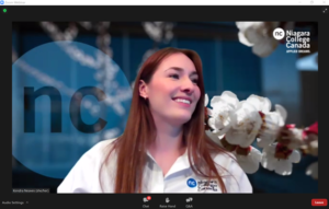 a screen shot of NC's virtual Spring Open House
