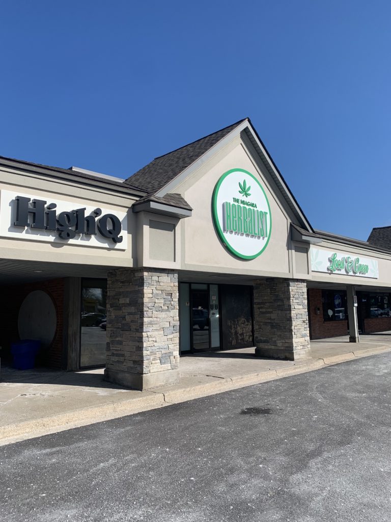 Photo of the exterior of a store in a strip mall