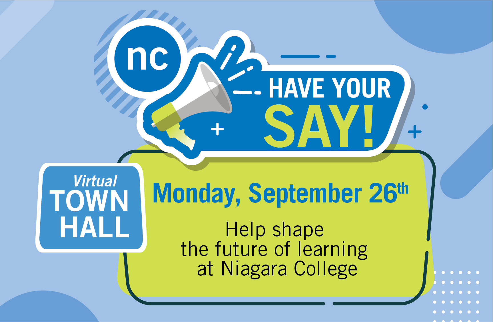 Register now for Sept. 26 college-wide Town Hall on NC's Learning  Management System review | InsideNC
