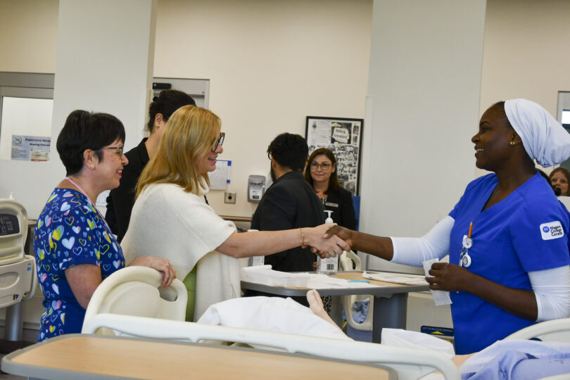 Minister of Long-term Care takes pulse of nurse training at