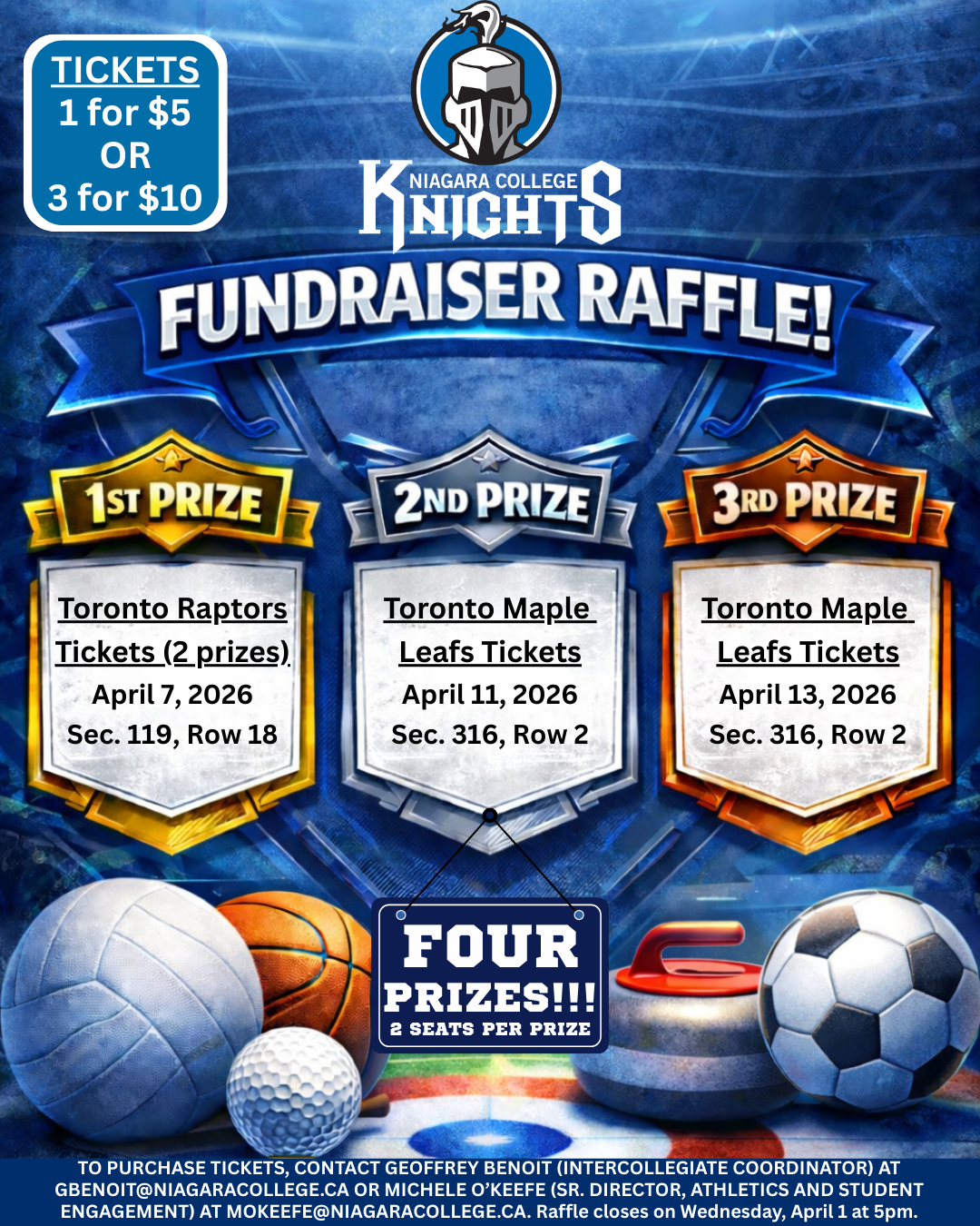 Leafs Raffles Support your NC Knights with raffle for Raptors and Leafs tickets ...