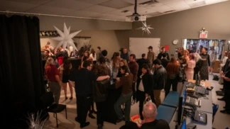 Reception Crowd