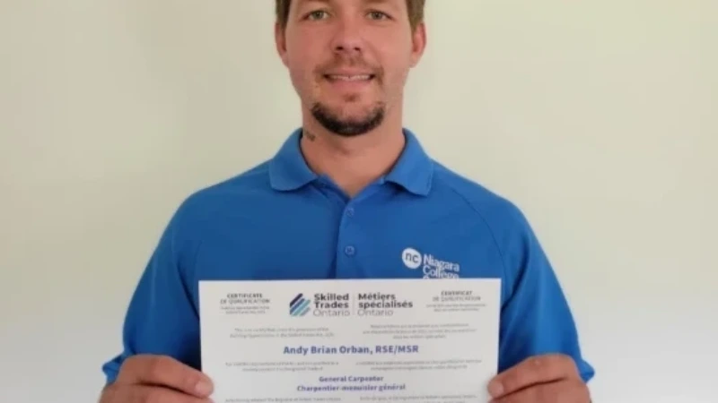 Framing a future: From College program to Red Seal Carpenter in four years