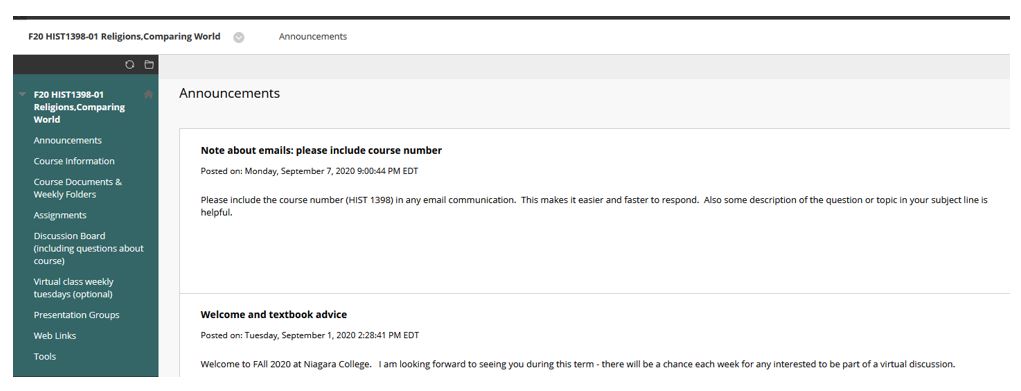 How-to: Access and Navigate Online Courses | MyNC | Niagara College