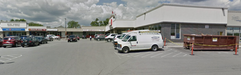 A street view of the Thorold Employment Centre