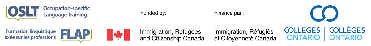 OSLT, funded by Immigration, Refugees and Citizenship Canada, Colleges Ontario