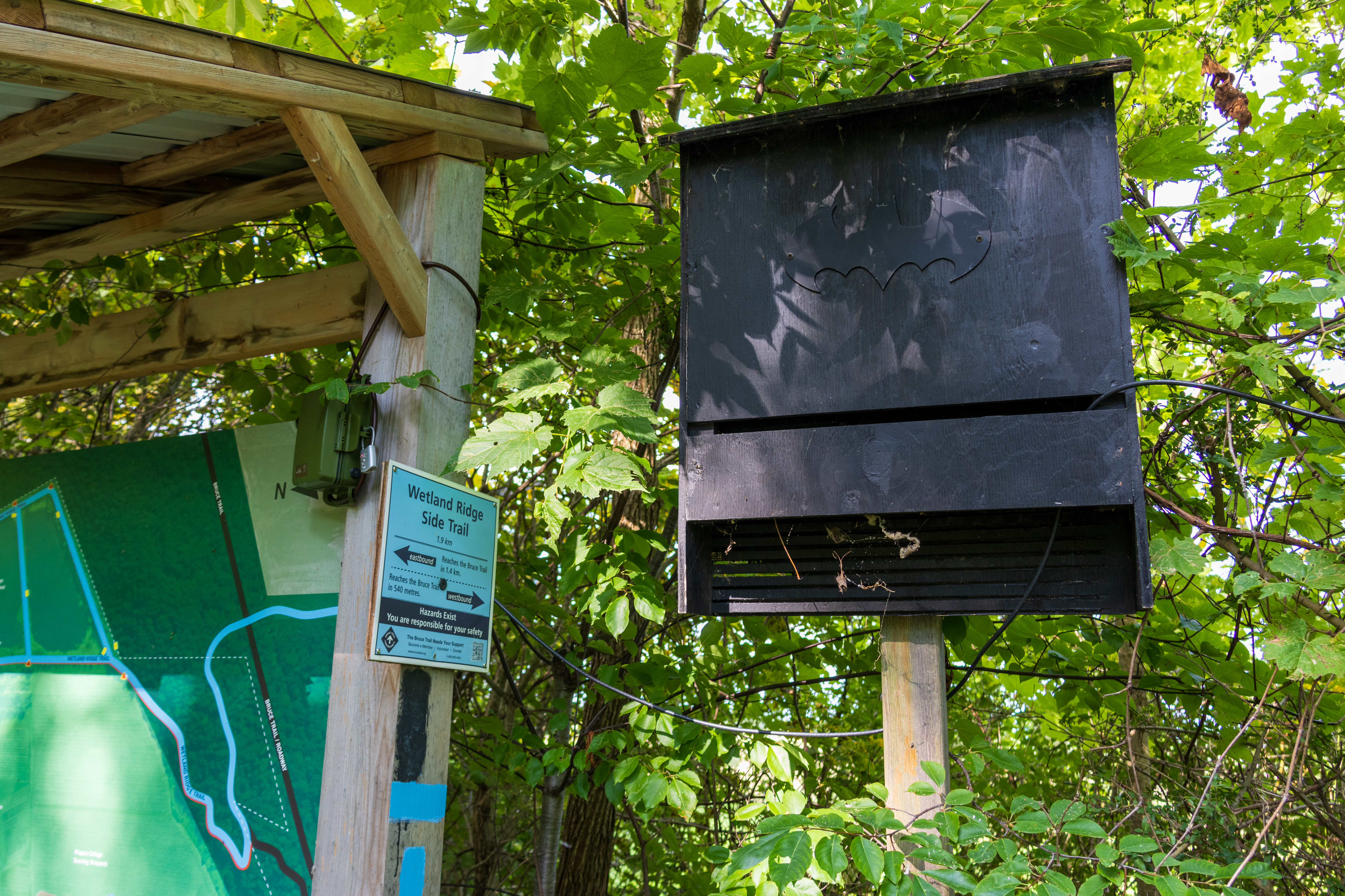 Bat Monitoring equipment and bat house