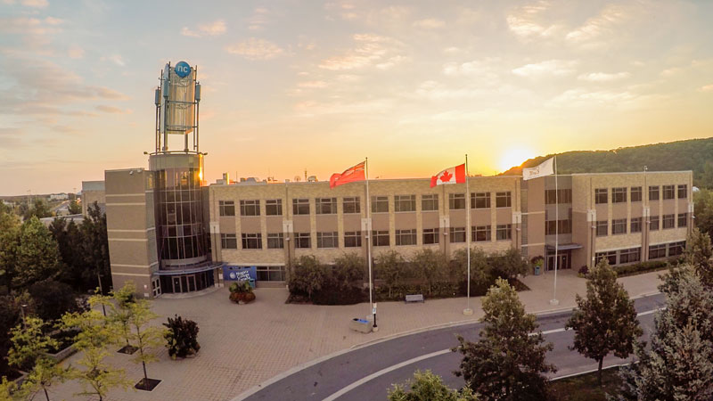 A view of the front of the Niagara-on-the-Lake Campus